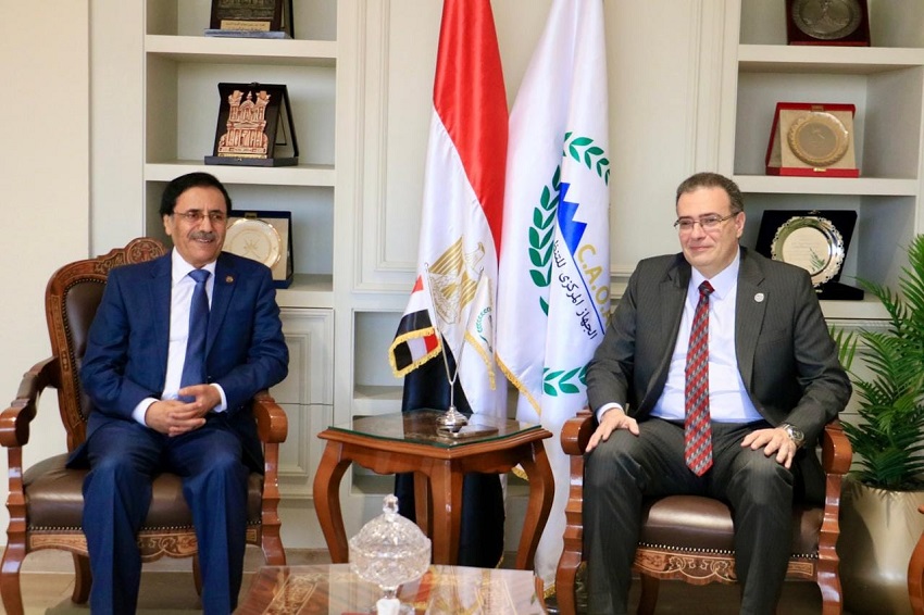 المدير العام للمنظمة في زيارة للجهاز المركزي للتنظيم والإدارة