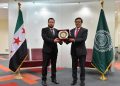 المدير العام للمنظمة يستقبل وزيرالتنمية الإدارية السوري