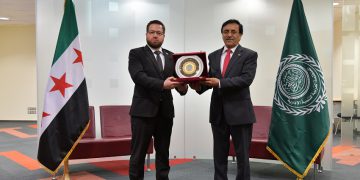 المدير العام للمنظمة يستقبل وزيرالتنمية الإدارية السوري