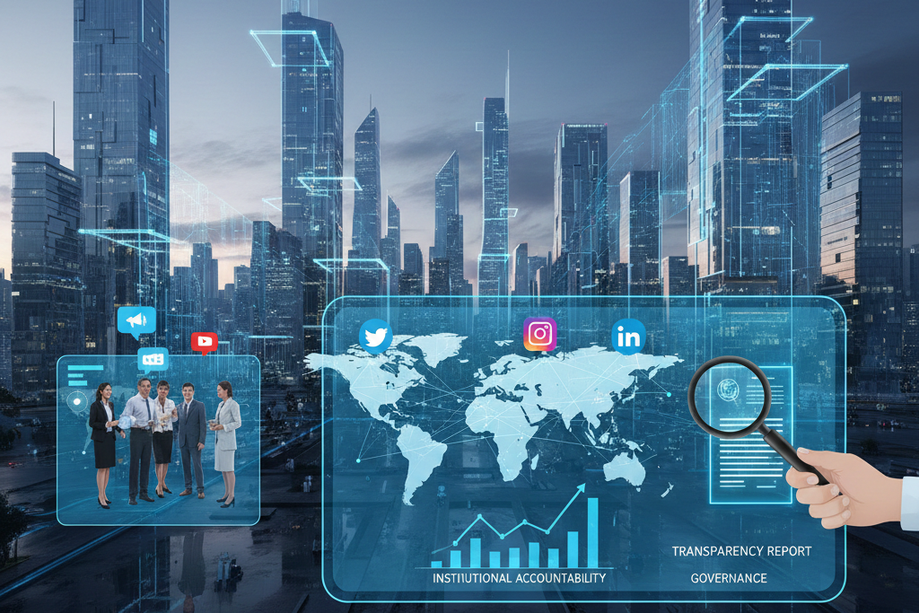 منصات التواصل الاجتماعي كأداة للحوكمة والمساءلة المؤسسية